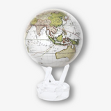 4.5" Mova Globe Antique Cassini (Terrestrial White)