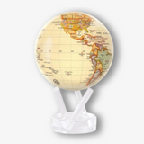 4.5" Mova Globe Antique (Beige) Gloss (Buy Now For Late November Delivery)