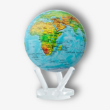 6" Mova Globe Blue Relief