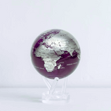 6" Mova Globe Purple and Silver