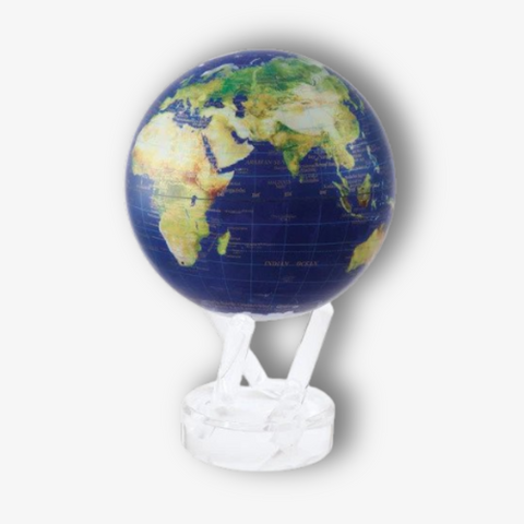 4.5" Mova Globe Satellite View with Gold **ONLY 3 IN STOCK**