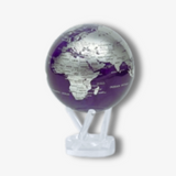 6" Mova Globe Purple and Silver