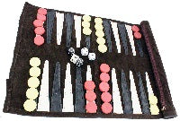 Roll Up Backgammon Set