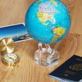 8.5" Mova Globe Blue Political - Seaton Gifts