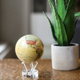 4.5" Mova Globe Antique (Beige) - Seaton Gifts