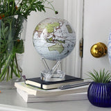 4.5" Mova Globe Antique Cassini (Terrestrial White)