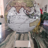 Mova Globe 8.5" Clear Crystal Stand