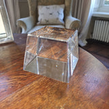 Mova Globe 8.5" Clear Crystal Stand