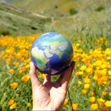 4.5" Mova Globe Nature Earth Satellite View (Buy Now For Late November Delivery)