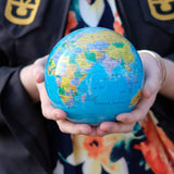 4.5" Mova Globe Blue Political (Buy Now For Late November Delivery)