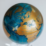 6" Mova Globe Modern Blue and Gold **ONLY 2 IN STOCK**