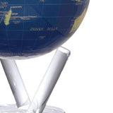 6" Mova Globe Satellite View with Gold Lettering