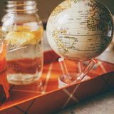 4.5" Mova Globe Antique (Beige) Gloss (Buy Now For Late November Delivery)