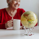 4.5" Mova Globe Antique (Beige) **ONLY 1 IN STOCK**