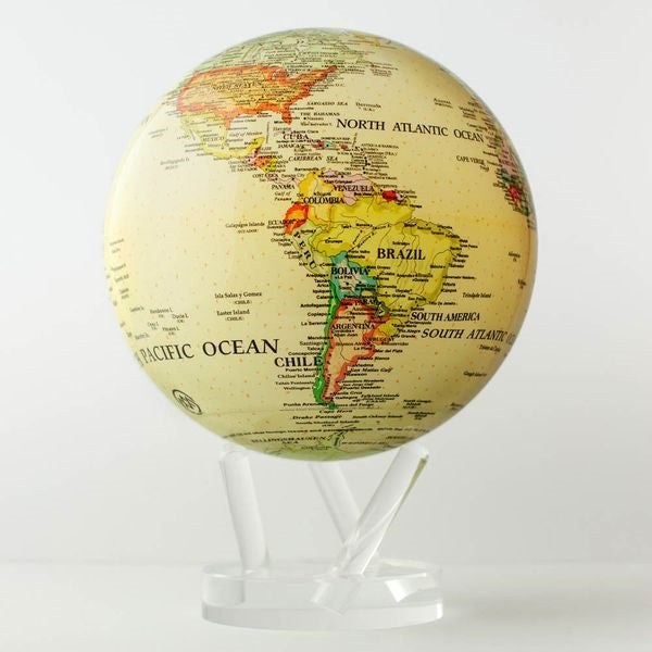 MOVA(ムーバ) Mova Globe Antique Beige 6 Amazon.com: MOVA Globe - Antique Yellow Political Map Signature (6