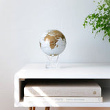 6" Mova Globe Modern White and Gold **ONLY 2 IN STOCK**