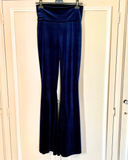 Velvet Kick Flare Trousers