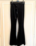 Velvet Kick Flare Trousers