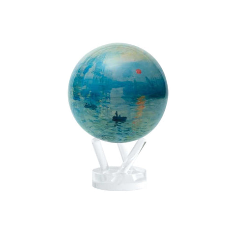 4.5" Mova Globe Claude Monet's Sunrise (NEW) (Buy Now For Early December Delivery)