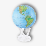 6" Mova Globe Blue Relief Gloss Finish