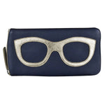 Retro Leather Sunglasses Cases with Funky Geek Design