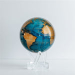 8.5" Mova Globe Modern Blue and Gold (NEW)