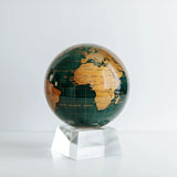 8.5" Mova Globe Modern Green and Gold