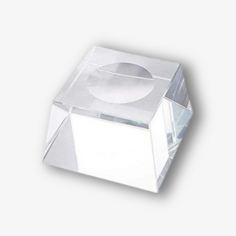 Mova Globe 6" Clear Crystal Stand