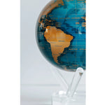 8.5" Mova Globe Modern Blue and Gold (NEW)