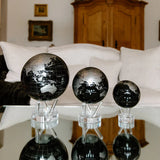 8.5" Mova Globe Modern (Silver/Black)