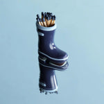 Wellington Boots Matches Holder