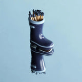 Wellington Boots Matches Holder