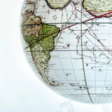 8.5" Mova Globe Antique Cassini (Terrestrial White)