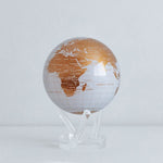 8.5" Mova Globe Modern White and Gold (NEW)