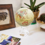 4.5" Mova Globe Antique (Beige) - Seaton Gifts
