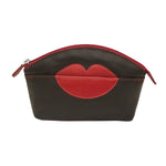 Hot Lips Leather Make-Up Bags