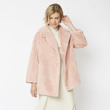 Faux Fur Short Coat - Seaton Gifts