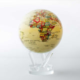 4.5" Mova Globe Antique (Beige)