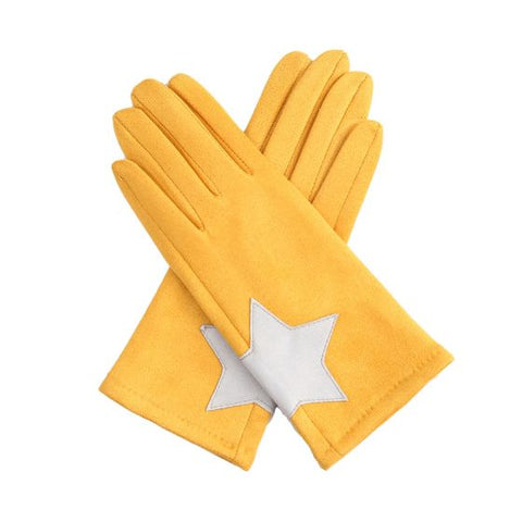 Suedette Star Gloves